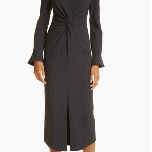 NWOT Cinq à Sept Black Long Sleeve midi Dress. Retails for $395